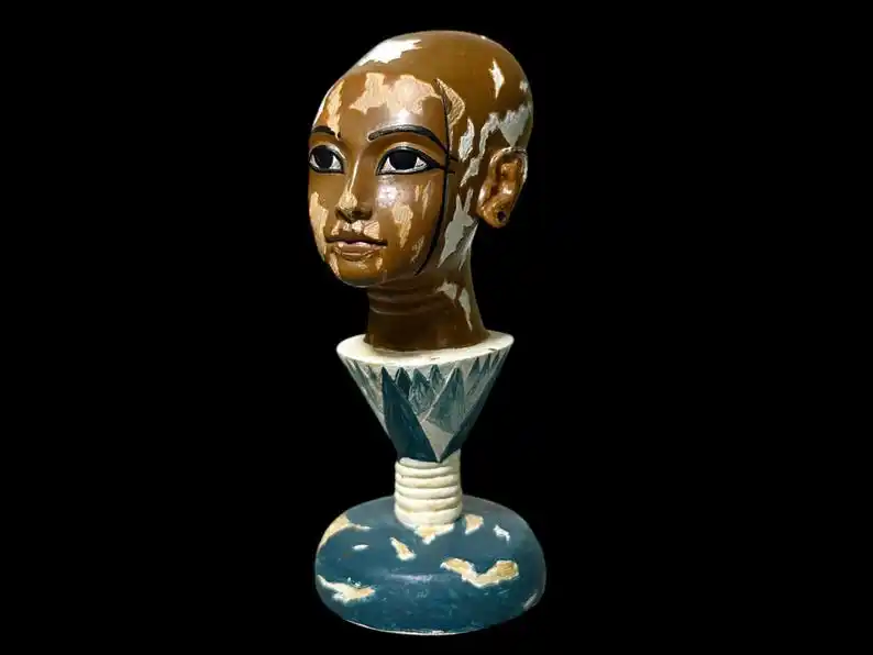Tutankhamun Nefertum Lotus Statue