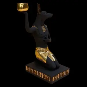 Egyptian Anubis Statue, God of Mummification Replica