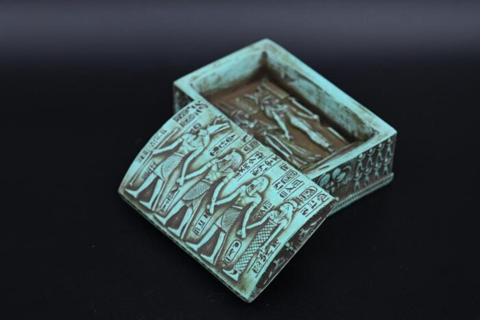 Egyptian Box: Ancient Gods Replica, Solid Stone