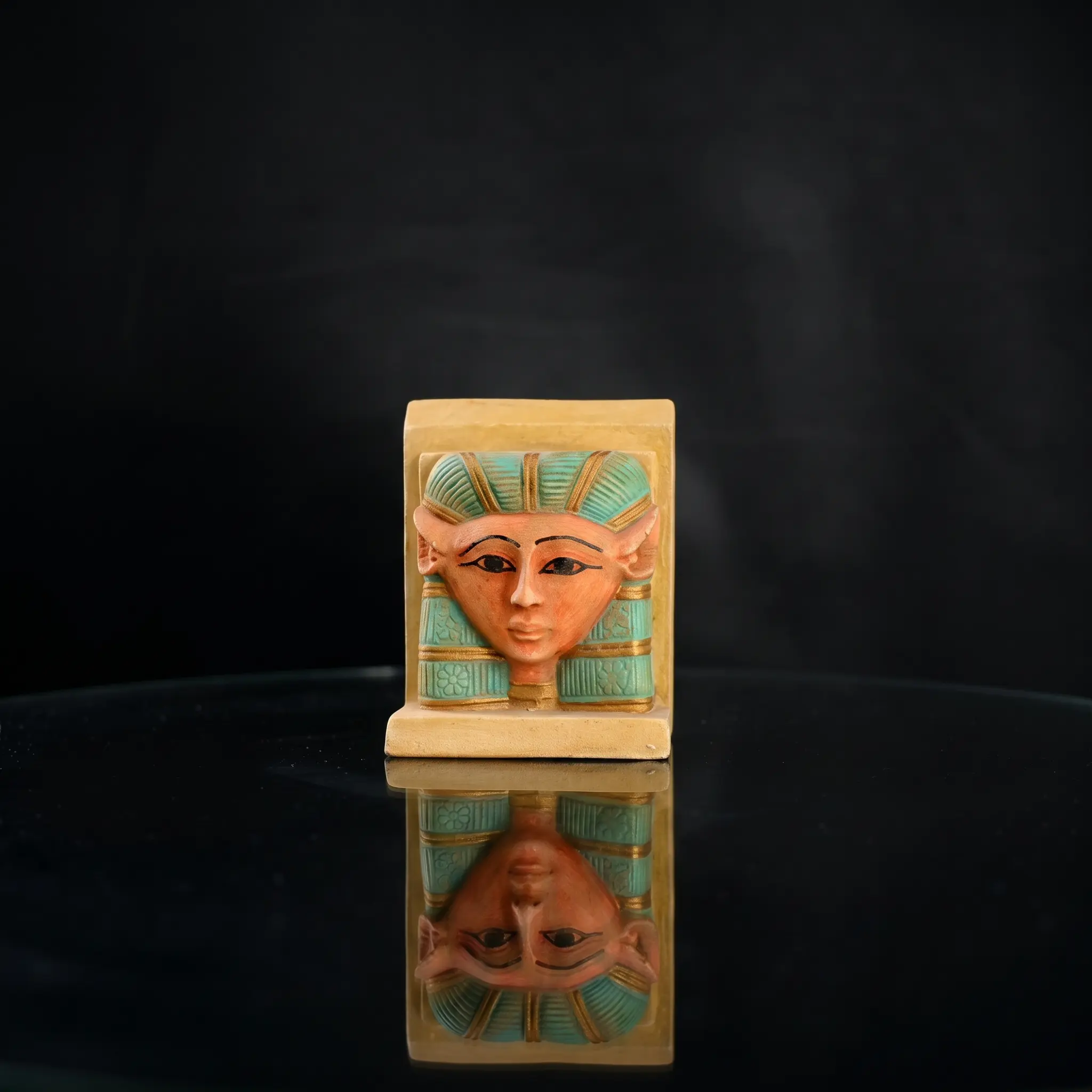Hathor Mask: Egyptian Goddess Sculpture