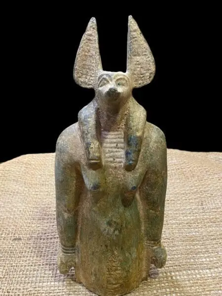 Stone Anubis Statue, Egyptian Mythology Replica Stone Anubis Statue, Egyptian Mythology Replica - Image 1