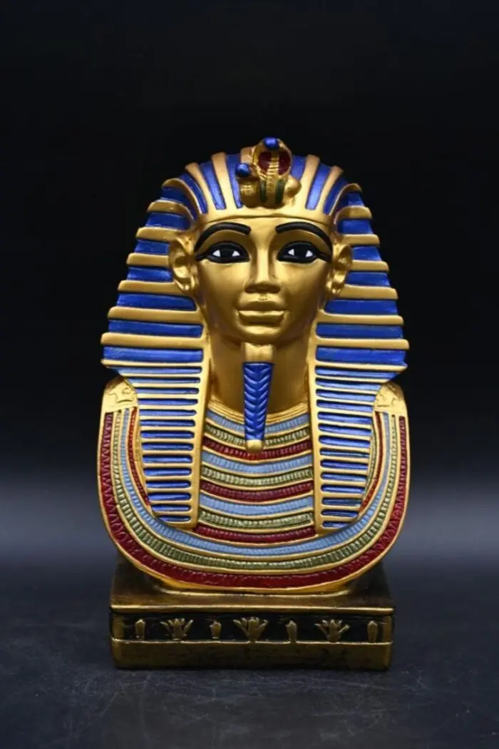 Tutankhamun-Amazing King Tutankhamun’s golden mask-ancient Egyptian antiques—unique-rare museum pieces. Tutankhamun-Amazing King Tutankhamun's golden mask-ancient Egyptian antiques---unique-rare museum pieces. - Image 1