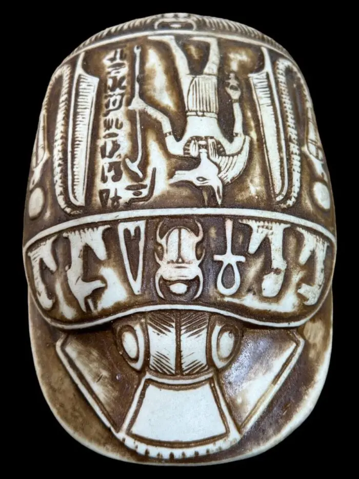 Unique Scarab Beetle, Ancient Egyptian Symbol of Protection