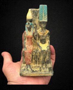 Amun Ra and Mut Statue