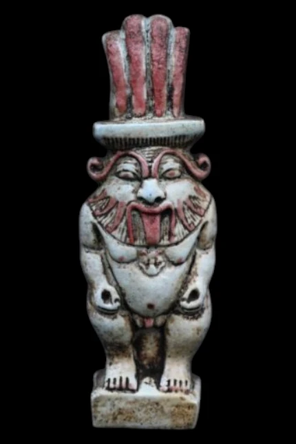 Ancient Egyptian God Bes Statue: Fertility Decor Replica