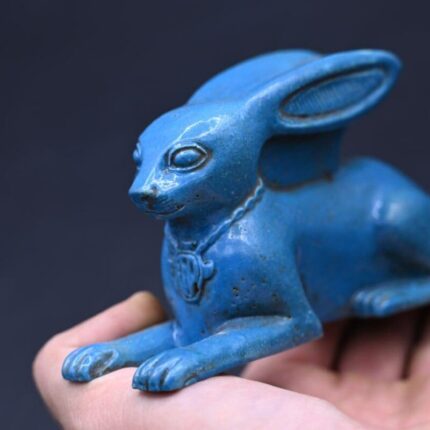 Stone Rabbit Figurine Sculpture