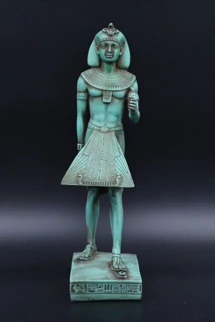 ancient-king-pharaoh-statue-made-in-egypt-antique-replica-egyptian-home-decor-1-430x645 Ancient King pharaoh statue made in Egypt Antique Replica Egyptian Home Decor - Image 1