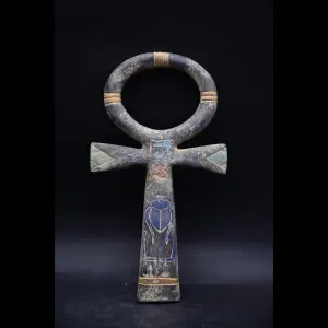 Ankh Scarab Eye of Horus Statue