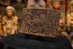 Authentic Thoth bloack -Egyptian god wisdom/intelligent, and writing-handcrafted antiquities-sculpture bloack-mythology/archaeology of Egypt