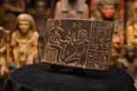 Authentic Thoth bloack -Egyptian god wisdom/intelligent, and writing-handcrafted antiquities-sculpture bloack-mythology/archaeology of Egypt