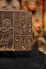 Authentic Thoth bloack -Egyptian god wisdom/intelligent, and writing-handcrafted antiquities-sculpture bloack-mythology/archaeology of Egypt