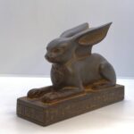 Basalt Rabbit Statue