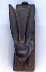 Basalt Stone Rabbit Statue: Ancient Egyptian Goddess Unut