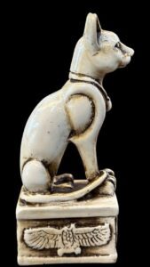 Bastet Stone Statue, Egyptian Cat Goddess Sculpture, Decor - صورة إضافية 2