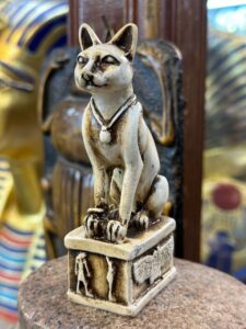 Bastet Stone Statue, Egyptian Cat Goddess Sculpture, Decor - صورة إضافية 8