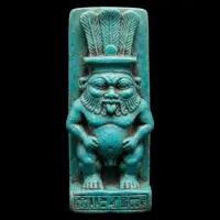 Egyptian God Bes Statue: Ancient Home Decor Replica