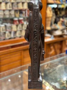 Black Basalt Sekhmet Statue – Egyptian Goddess of War Sculpture - صورة إضافية 4
