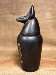 Black Anubis Canopic Jar