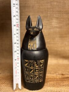 Black Anubis Canopic Jar
