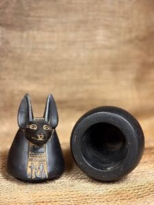 Black Anubis Canopic Jar