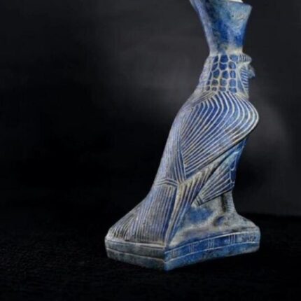Blue Horus Falcon God Statue