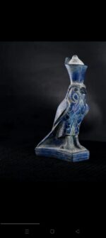 Blue Horus Falcon God Statue