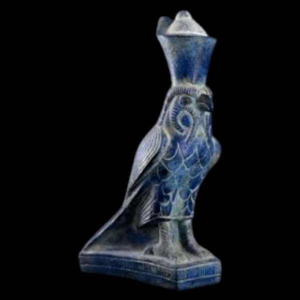Blue Horus Statue: Egyptian God Sculpture, in Egypt