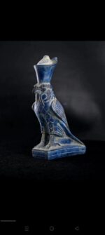 Blue Horus Falcon God Statue