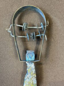 Brass Hathor Sistrum – Egyptian Goddess of Love & Beauty - صورة إضافية 2