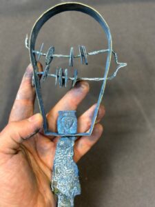 Brass Hathor Sistrum – Egyptian Goddess of Love & Beauty - صورة إضافية 3
