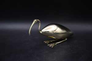 Brass Ibis Statue - Egyptian God Thoth Bird Sculpture - صورة إضافية 3