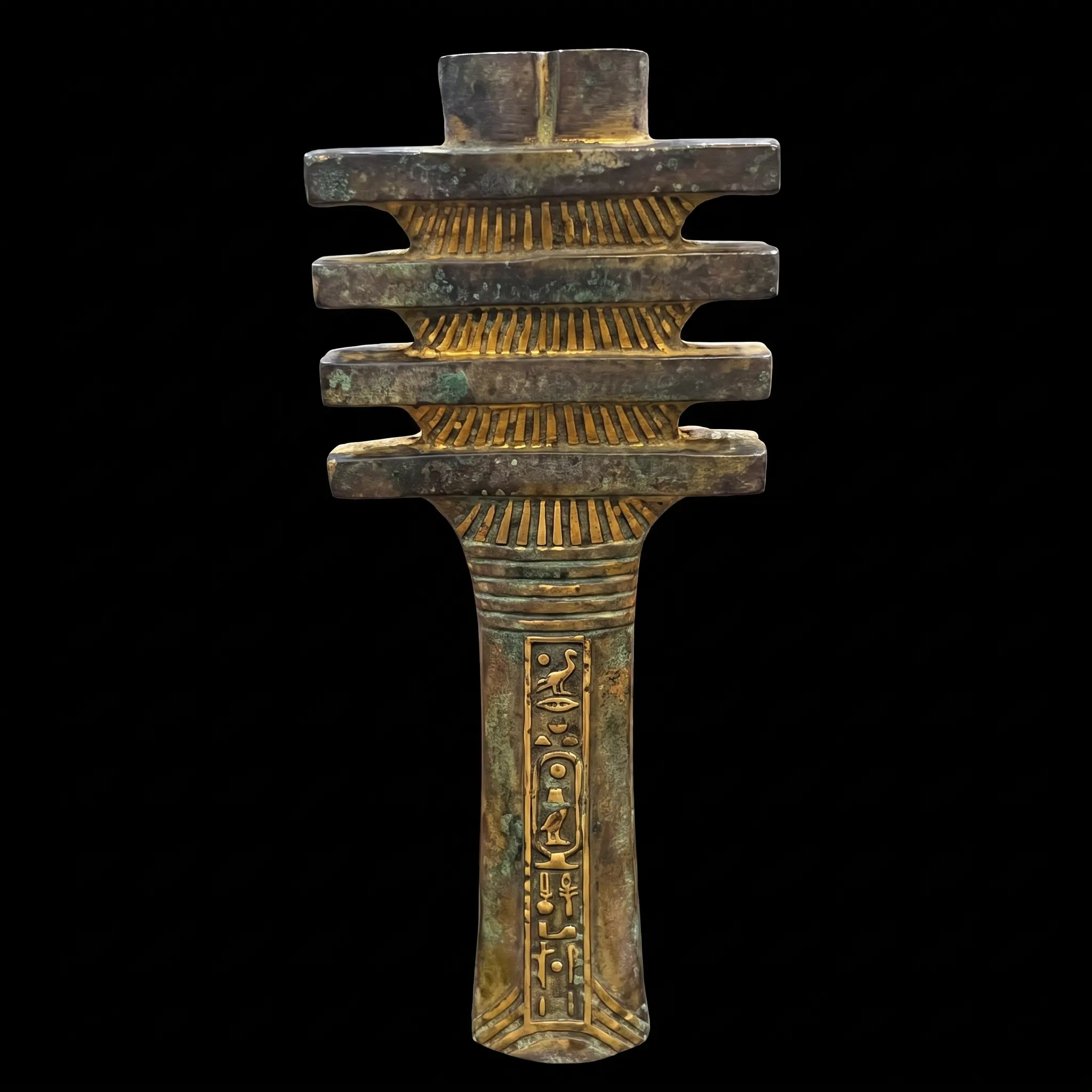 Djed Pillar Replica: Egyptian Symbol of Stability