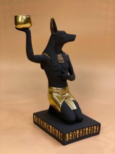Egyptian Anubis Statue, God of Mummification Replica - صورة إضافية 3