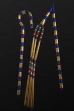 Egyptian Crook and Flail Set, Symbol of Sovereignty, Museum Art Replica - صورة إضافية 2
