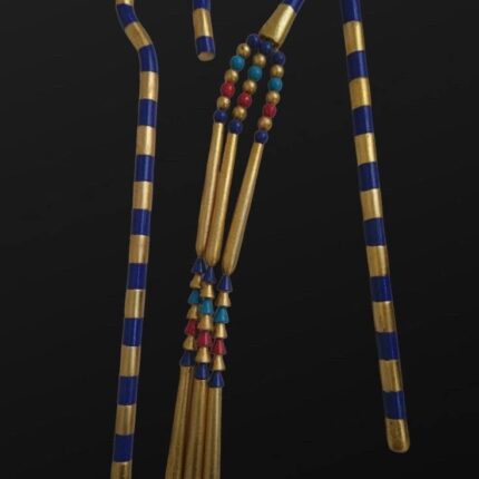Egyptian Crook and Flail Set, Symbol of Sovereignty, Museum Art Replica - صورة إضافية 2