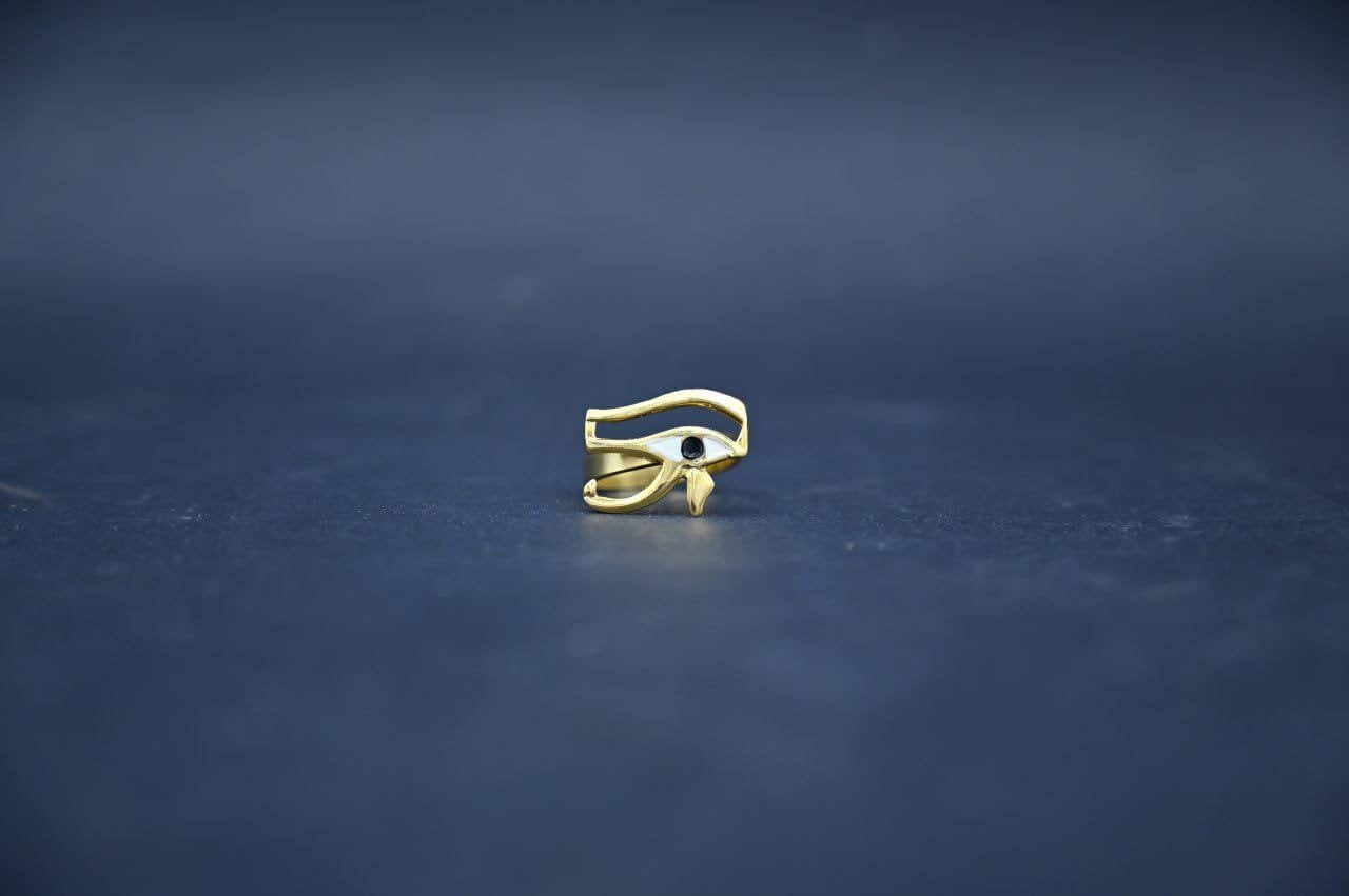Egyptian Falcon God Horus Ring