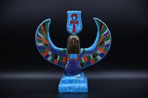 Egyptian Goddess Isis Statue, Gemstone Home Decor Replica - صورة إضافية 8