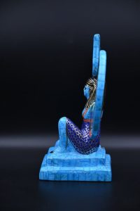 Egyptian Goddess Isis Statue, Gemstone Home Decor Replica - صورة إضافية 9