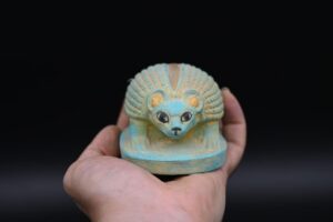 Turquoise Hedgehog Statue