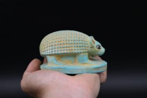 Turquoise Hedgehog Statue