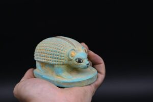 Turquoise Hedgehog Statue