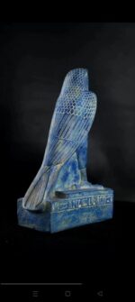 Blue Horus Falcon Statue