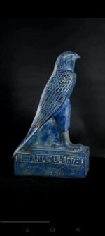 Blue Horus Falcon Statue