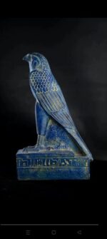 Blue Horus Falcon Statue
