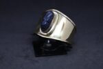 Egyptian Scarab Bracelet: Brass & Lapis Lazuli, Ancient Replica