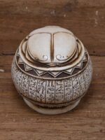 Egyptian Scarab Jewelry Box: Stone Trinket Box, Home Decor - صورة إضافية 3