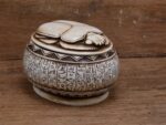 Egyptian Scarab Jewelry Box: Stone Trinket Box, Home Decor - صورة إضافية 7