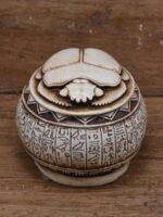Egyptian Scarab Jewelry Box: Stone Trinket Box, Home Decor - صورة إضافية 8