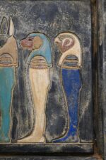 Four Sons of Horus Wall Relief