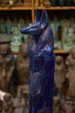 Lapis Lazuli Anubis Sculpture